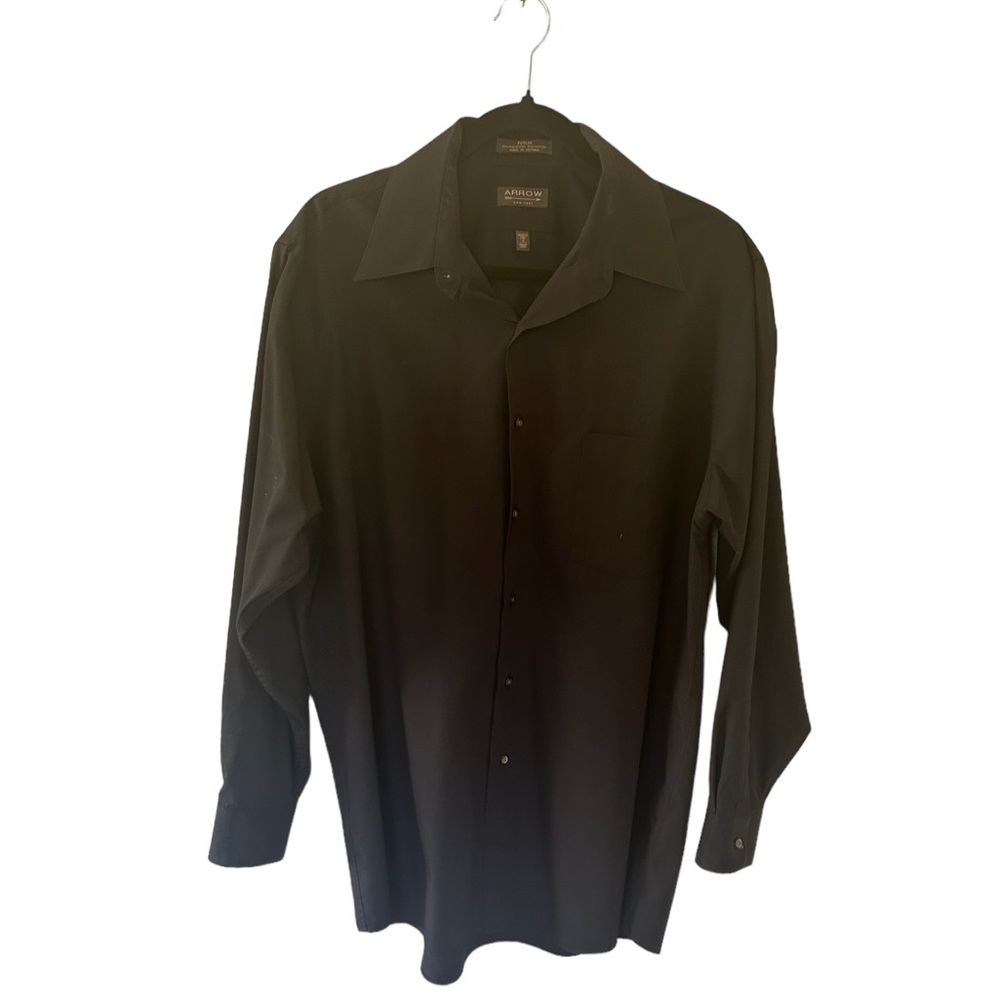 Arrow Fitted Men's size 16 32/33 Black  1000